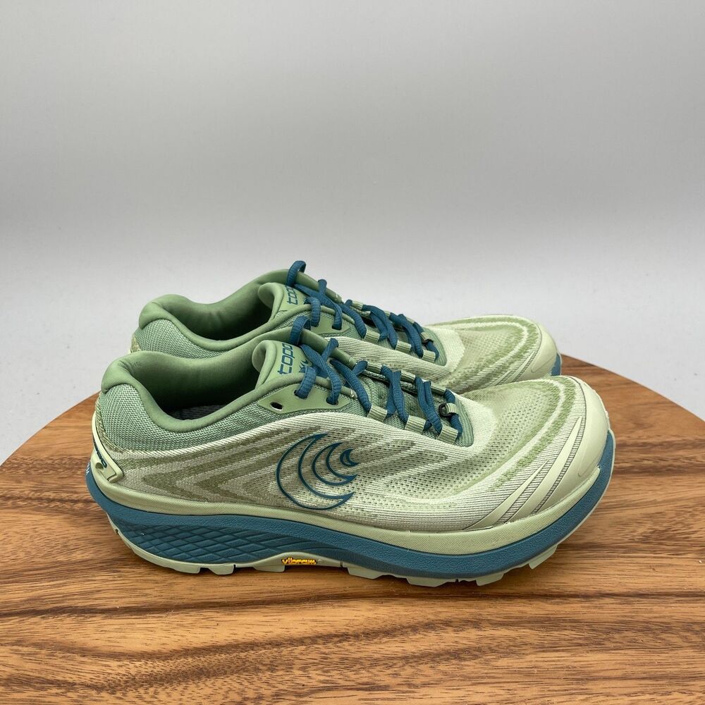 Topo Athletic Pursuit 2 Shoes Womens Size 7.5 Green Trail Running Comfort Hiking